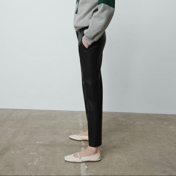 Zara faux leather pants - Picture 5 of 11